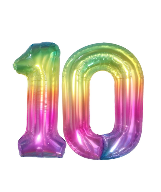 Double Digits Number Balloons