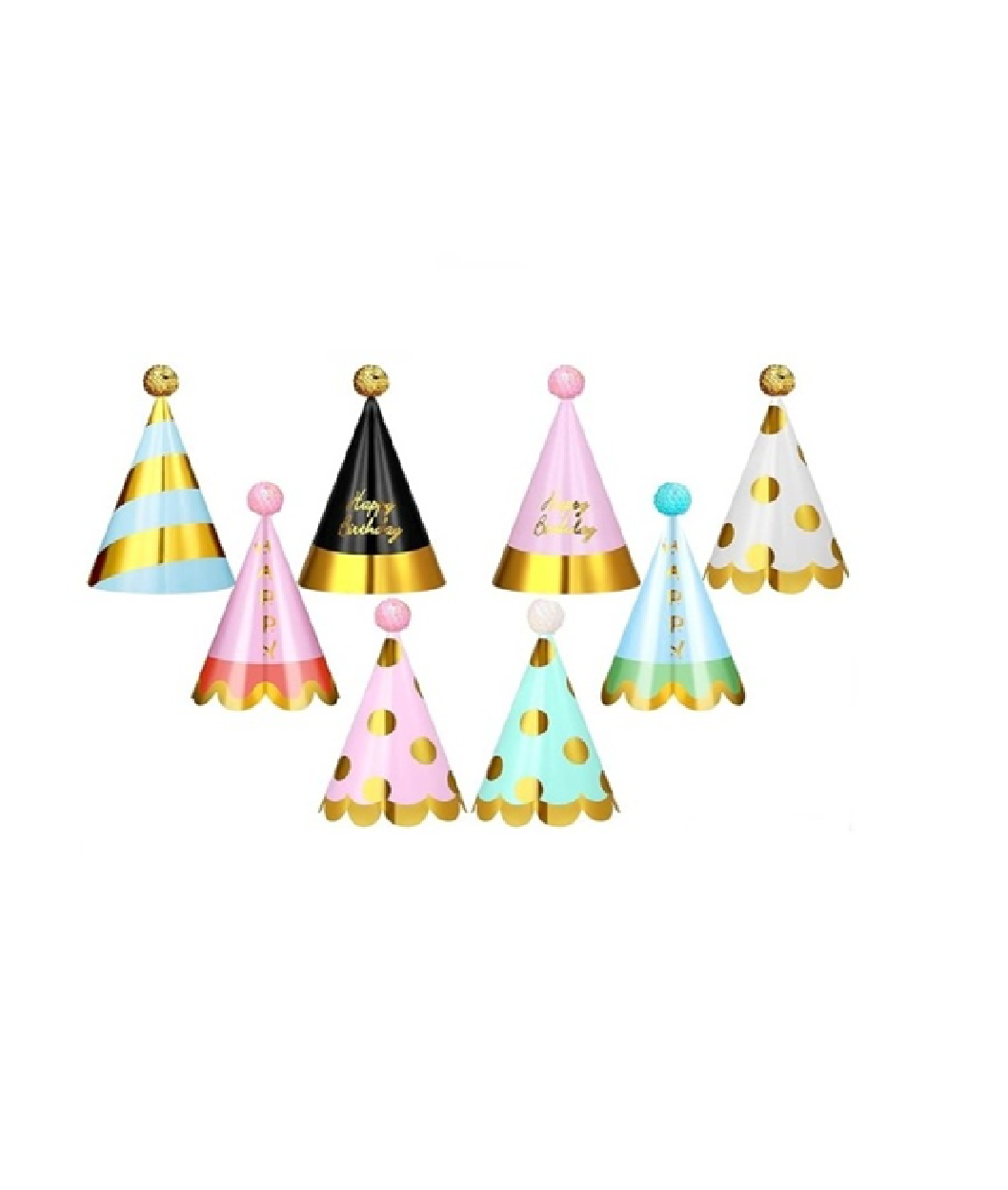 Birthday Hats (Pack of 10)