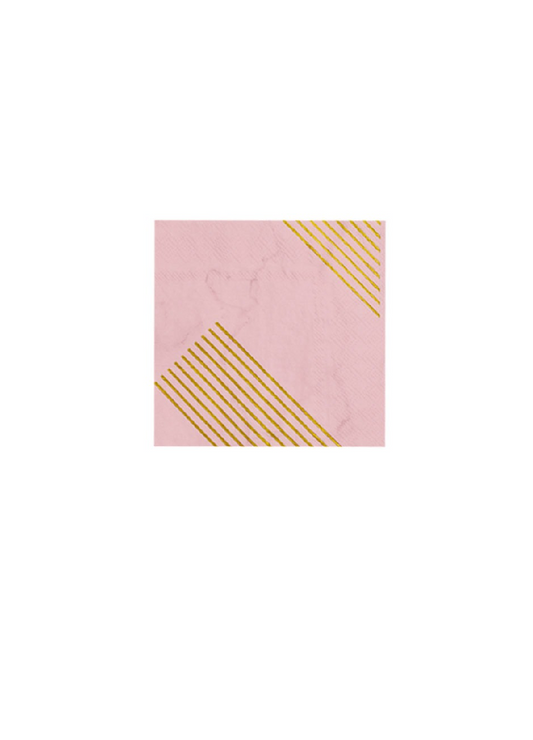 Striped Pink Napkins