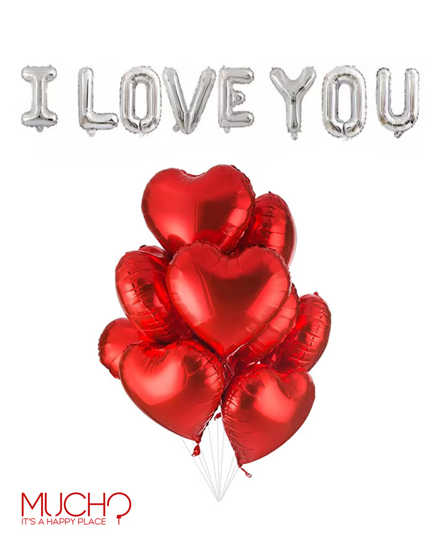 LOVE Red Foil Bunch