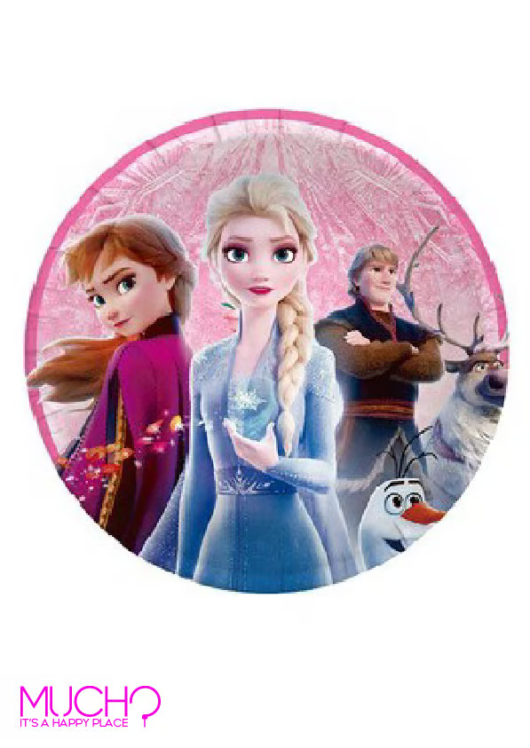 Frozen Pink 9 Inch Plates