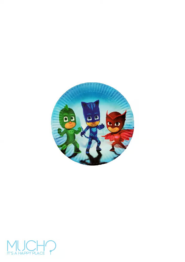 PJ mask 7 Inch Plates