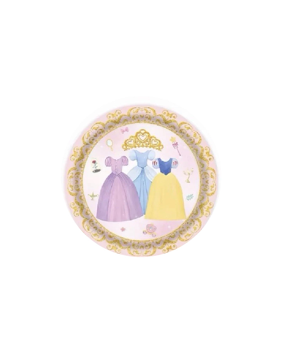 Princess Dresses 7IN Plate