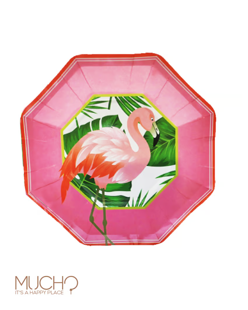 Flamingo 9 inch Plates
