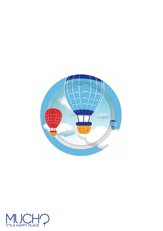 Hot Air Balloon 7 Inch Plates