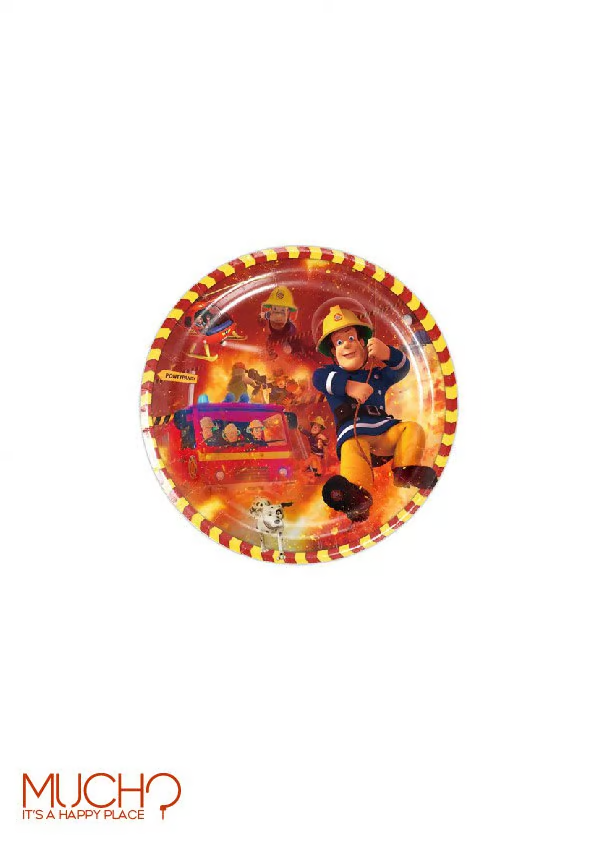 طبق رجل الإطفاء سام 7 بوصة