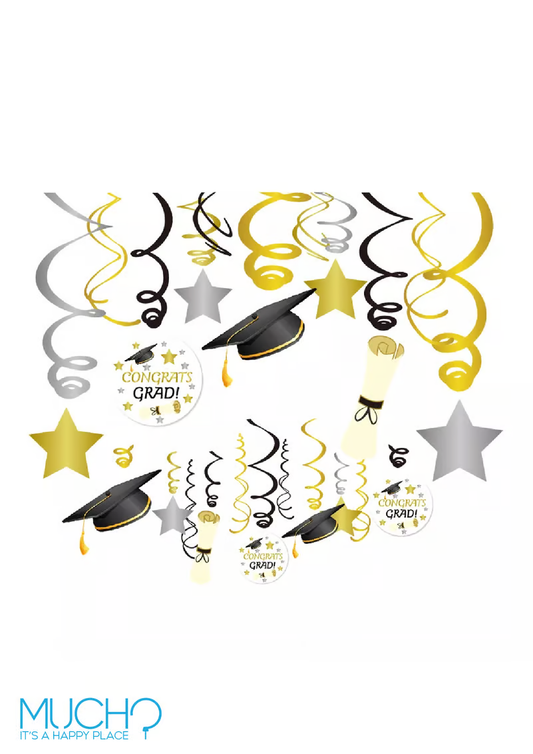 Graduation Swirls