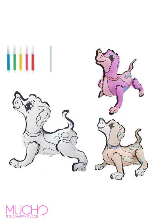 Cats & Dogs DIY Coloring Balloon