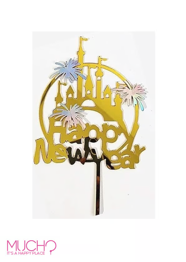 Happy New Year Cake Topper