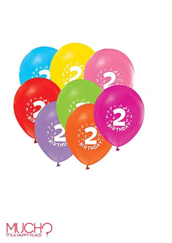 Number Latex Balloons