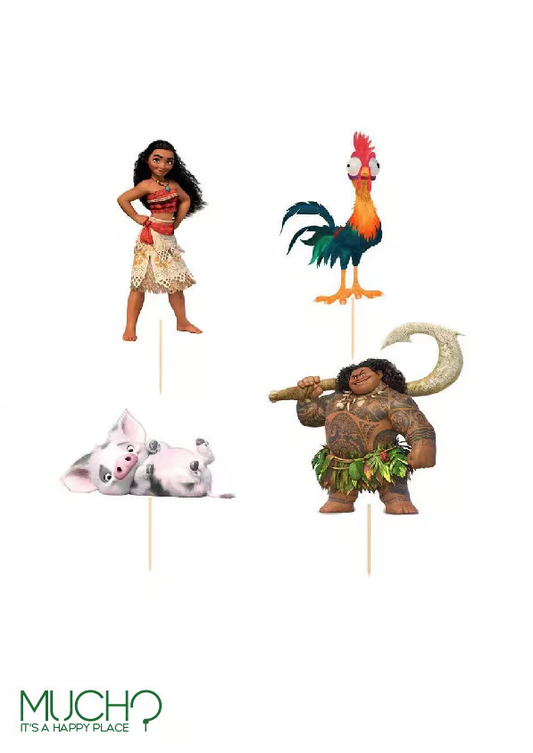Moana  Cupcake Toppers
