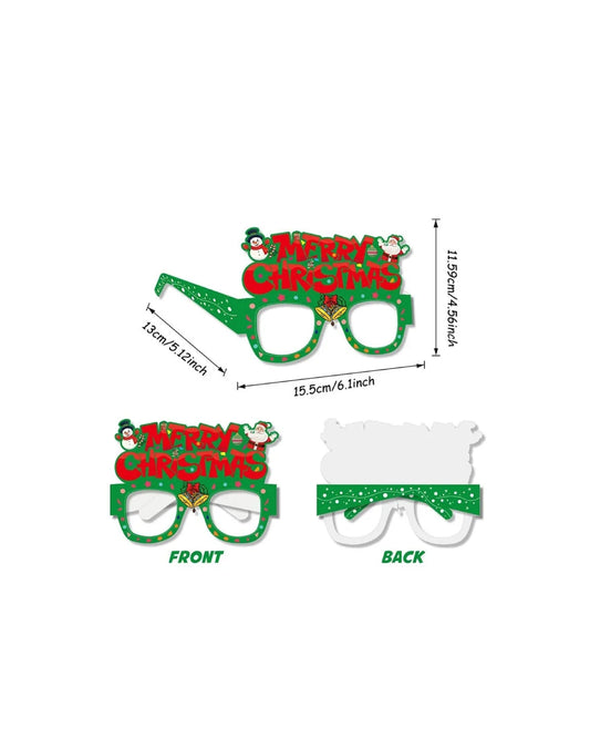 Christmas Paper Glasses (Pack of 8)