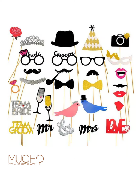 السيد والسيدة صور بوث الدعائم