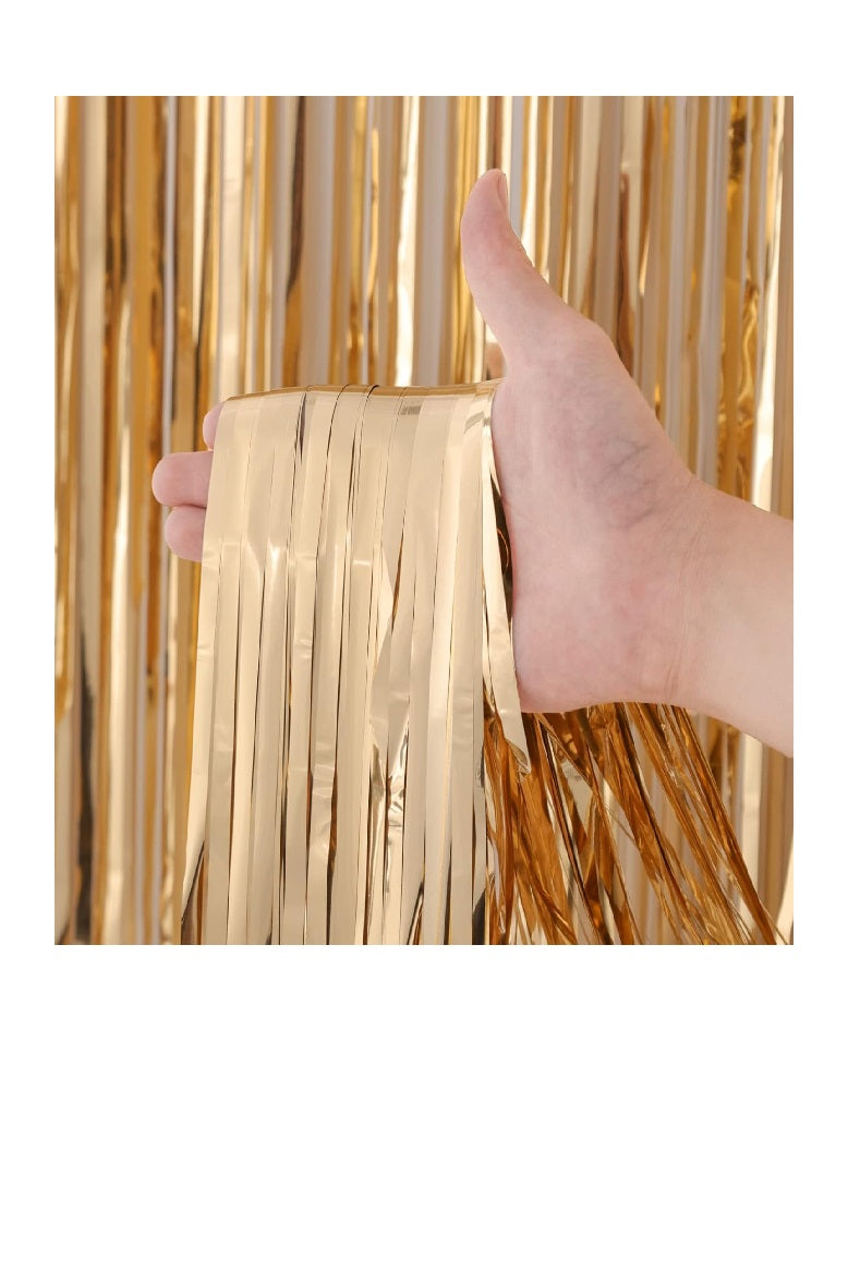 Foil Fringe Curtain Backdrop