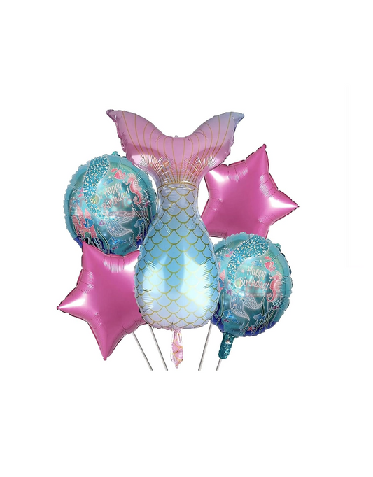 Mermaid Balloons Set