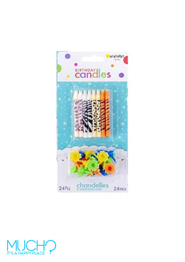 Animals Prints Candles