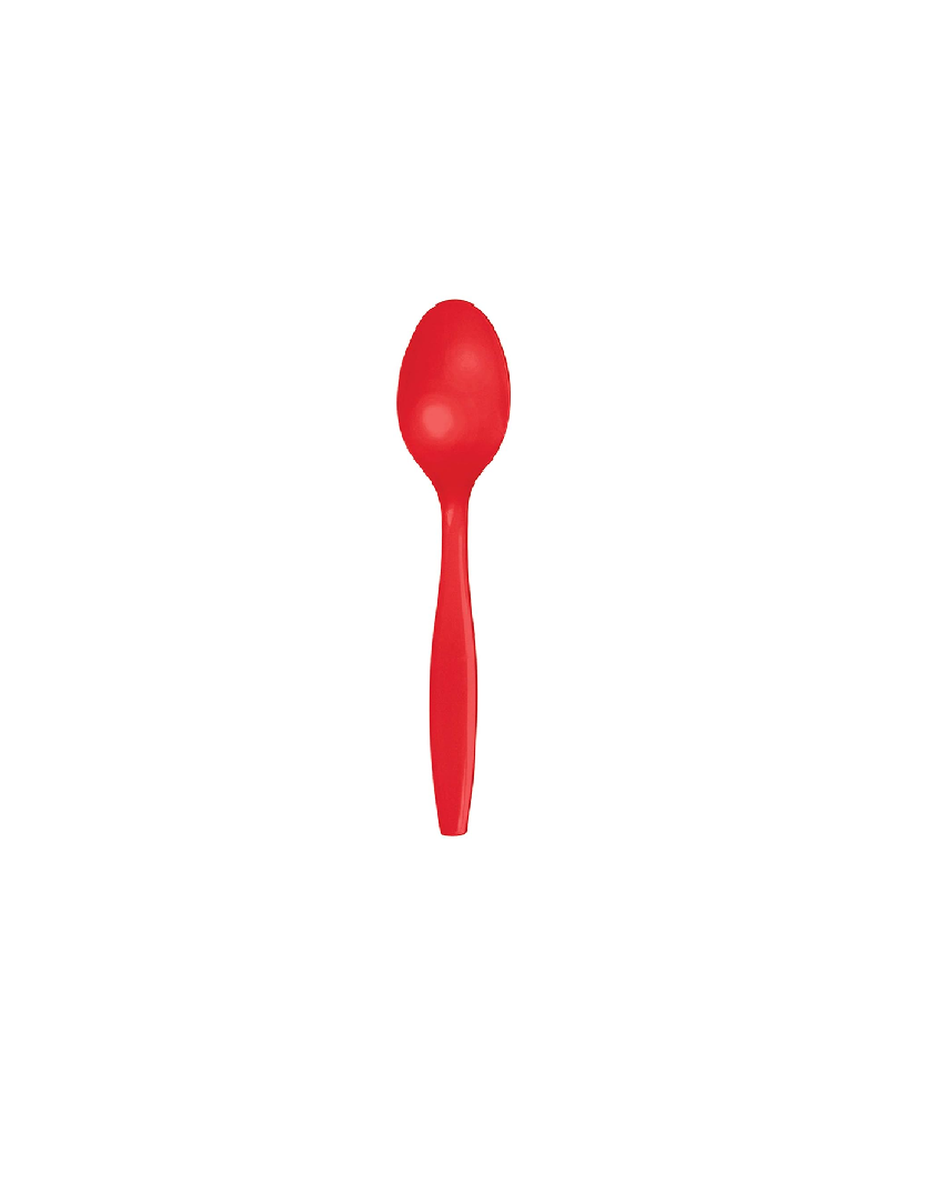 Red Spoon Cutlery Set