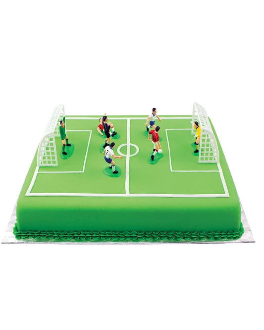 Football/Soccer Toppers for Cake and Cupcakes Cake Decorating Ornaments Set