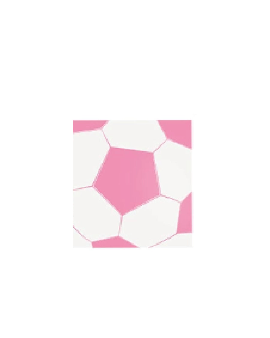 Pink Football Napkins