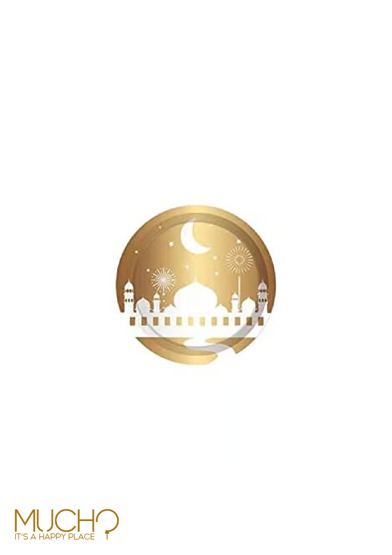 طبق رمضان 7 بوصة