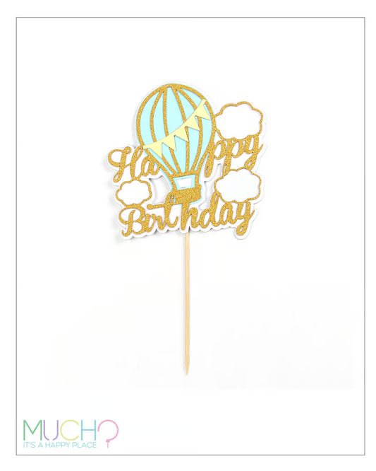 Hot Air Balloon Cake Topper