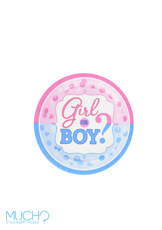 Girl or boy 9 Inch plates