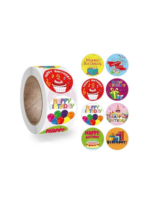 Happy Birthday Stickers