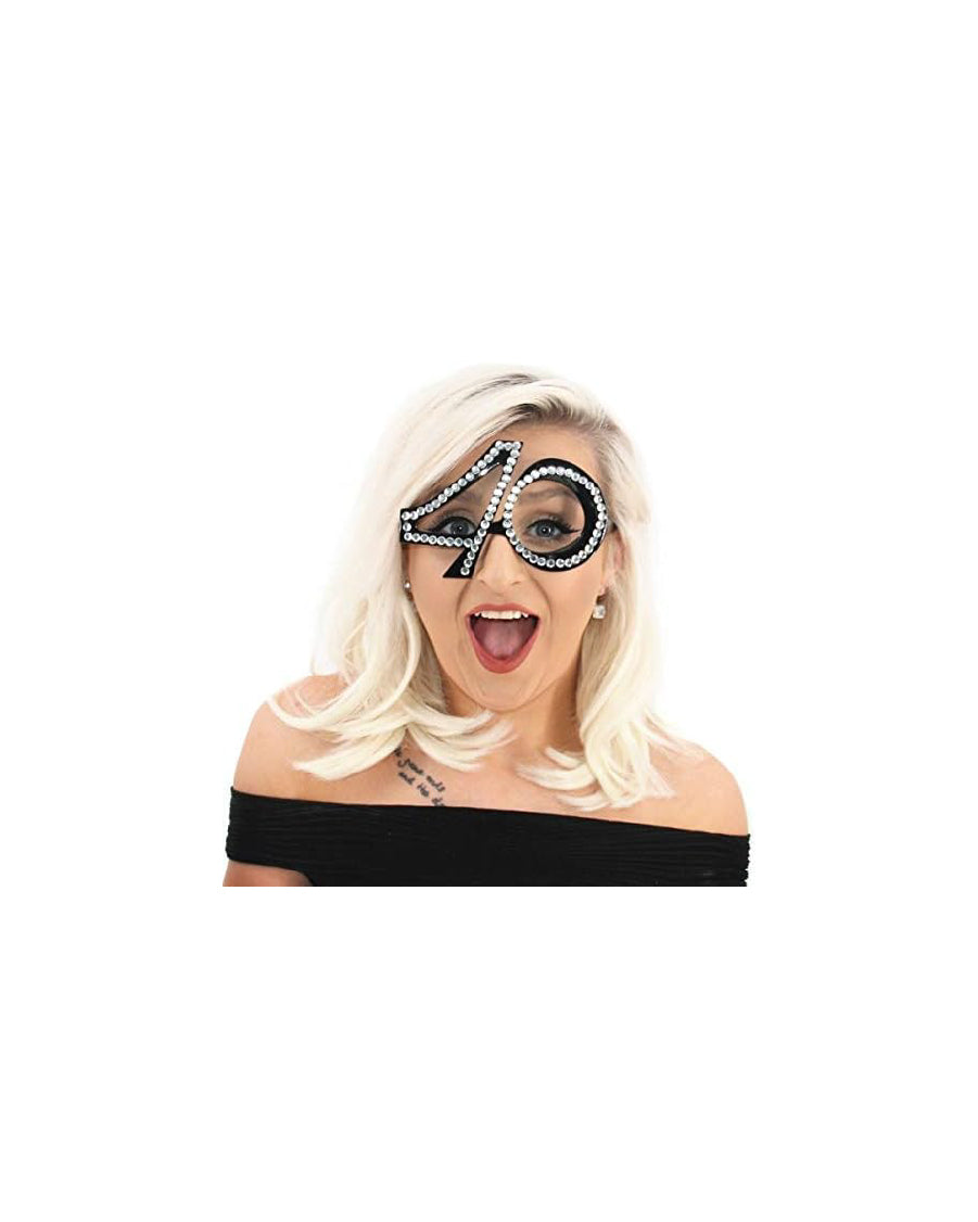 40th Birthday Glasses (1 Pc)