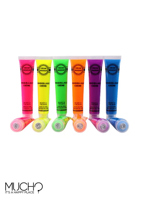 Neon Face Paint Blacklight glow (1 Tube)