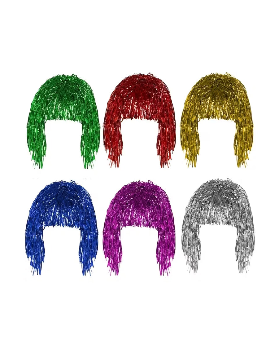 Foil Tinsel Wigs (1 Pc)