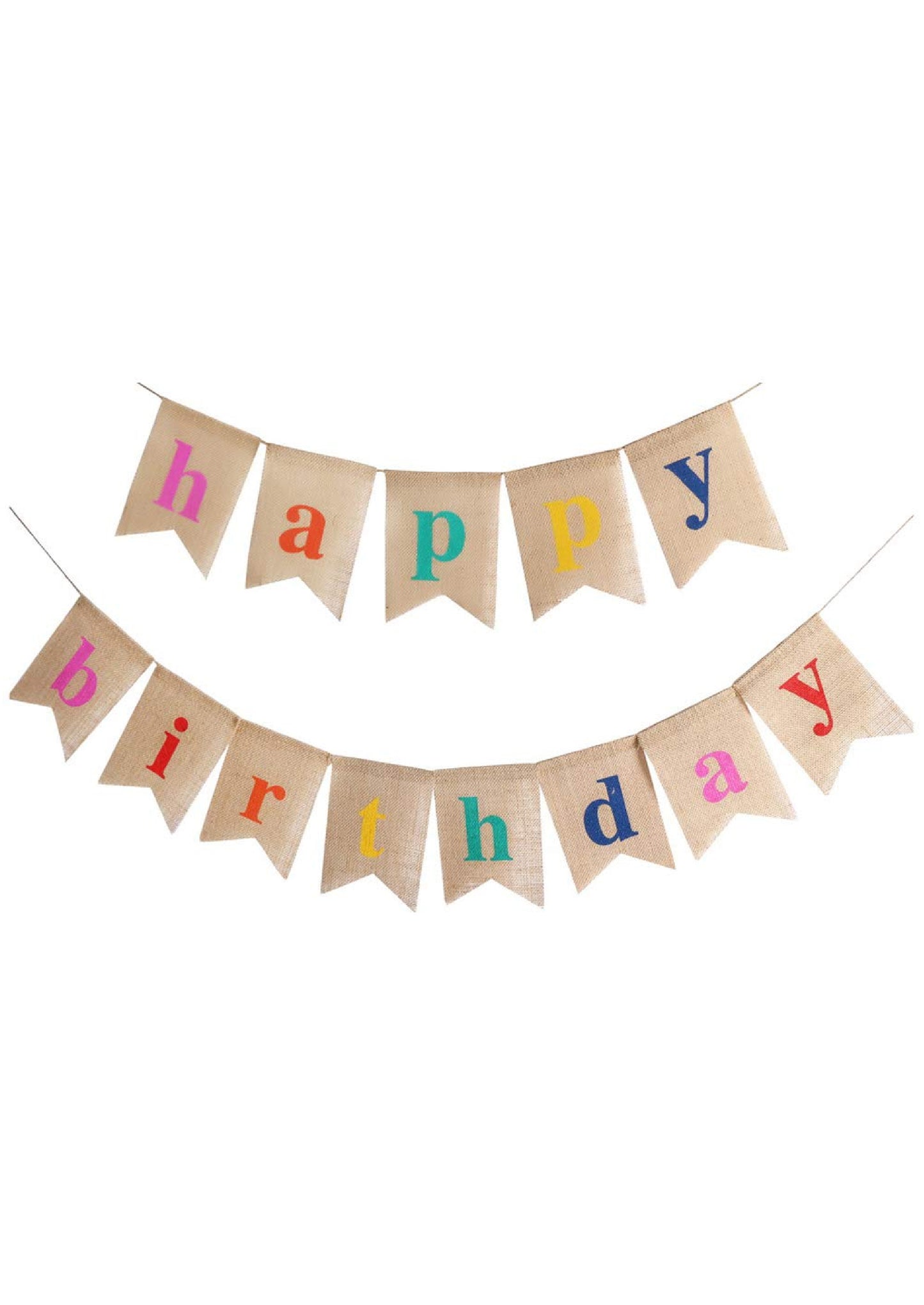 Happy Birthday Colored Banner