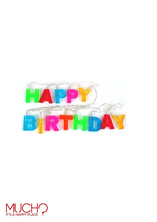 Happy Birthday Led light Banner