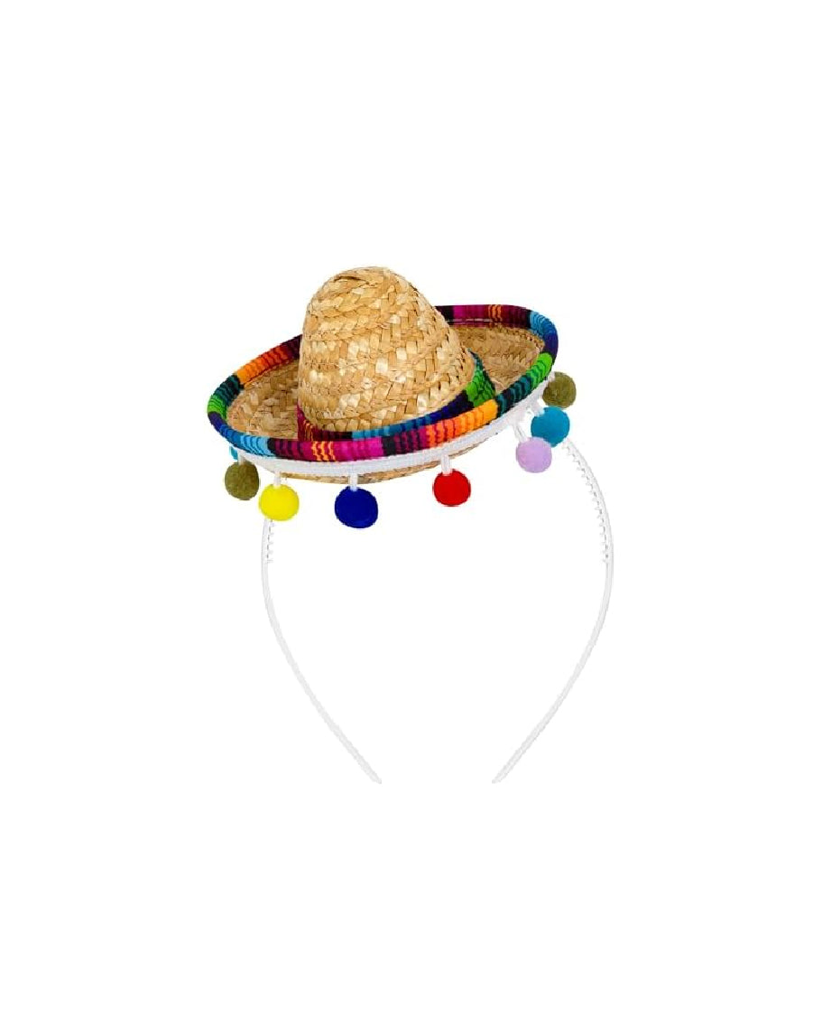 Mini Mexican Party Hat with Headband for Fiesta
