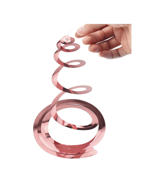 Rose Gold Heart Swirls