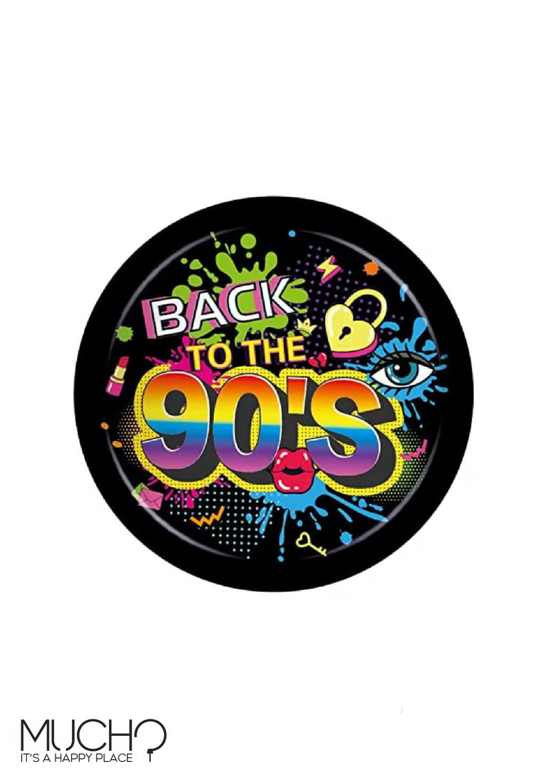 Back to the 90's 9 Inch Plates
