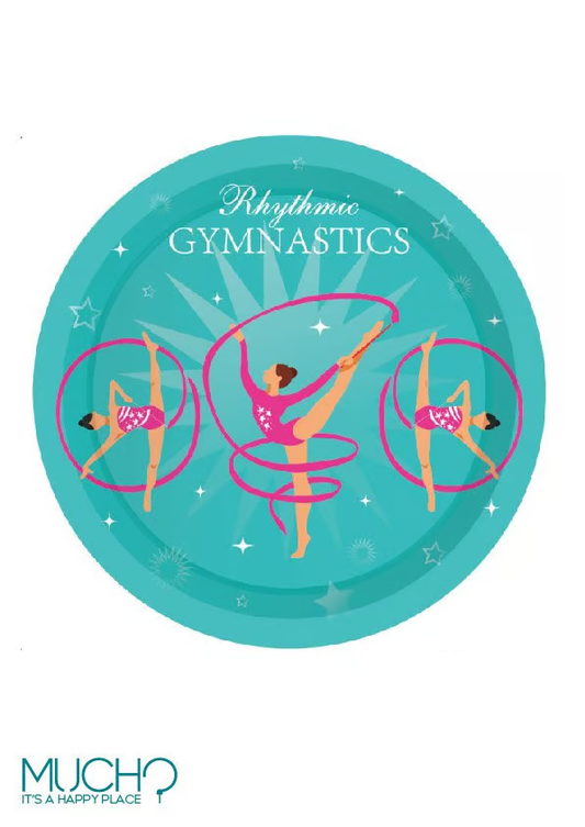 Gymnastics 9 Inch Plates