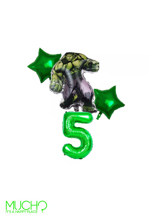 Hulk Balloons Bunch