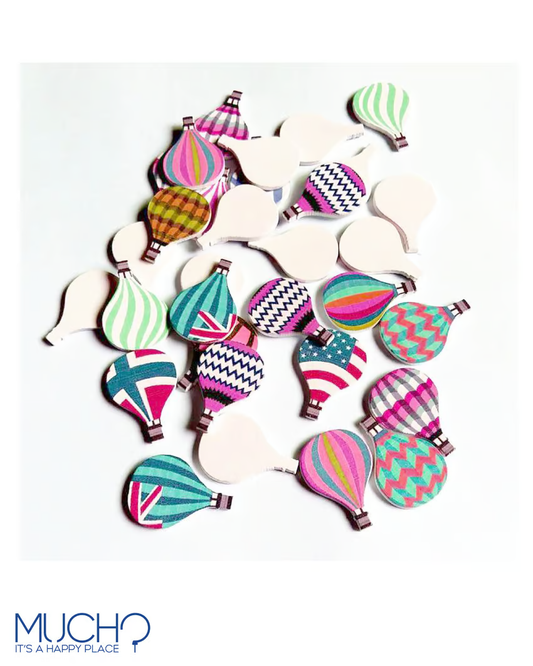 ديكور خشب بالون الهواء