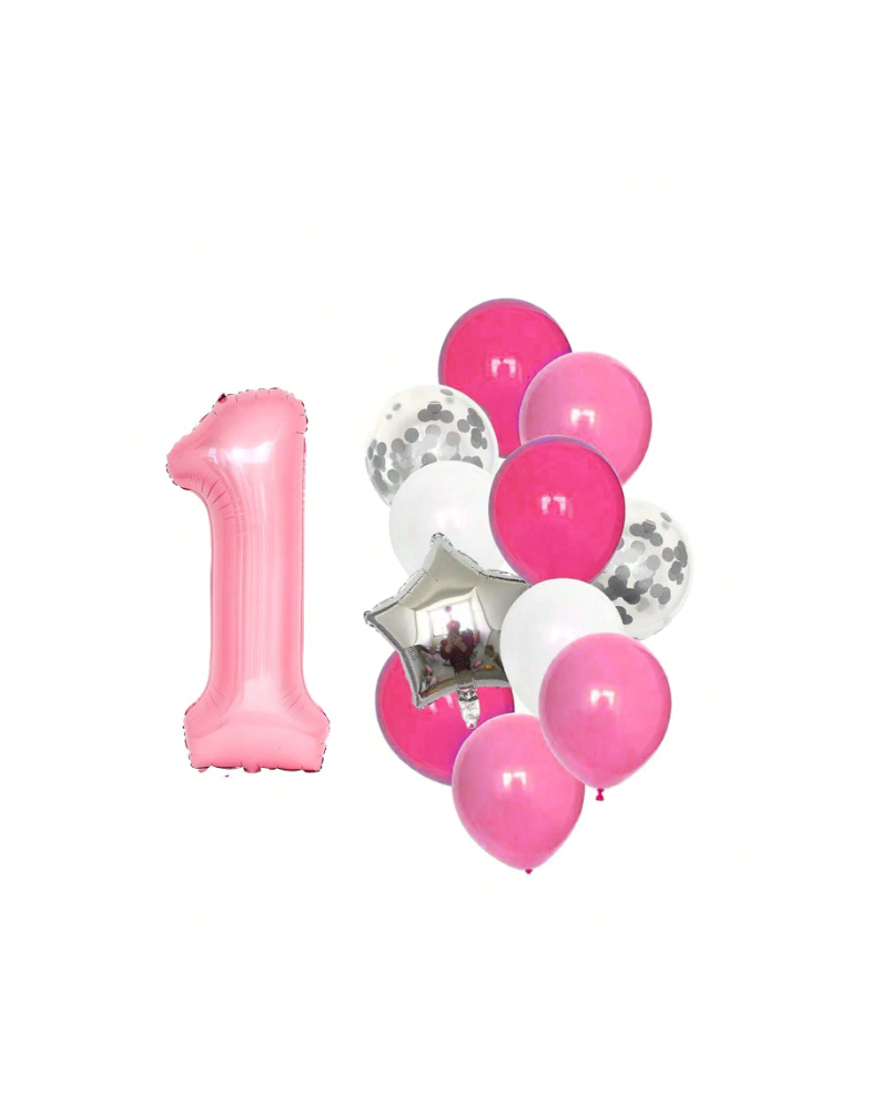 Number Balloons Bunch