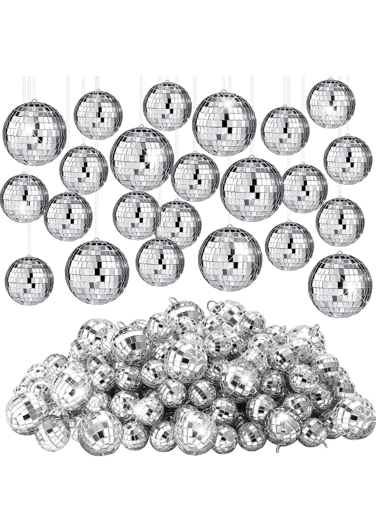 Medium Silver Disco Ball (15 cm)