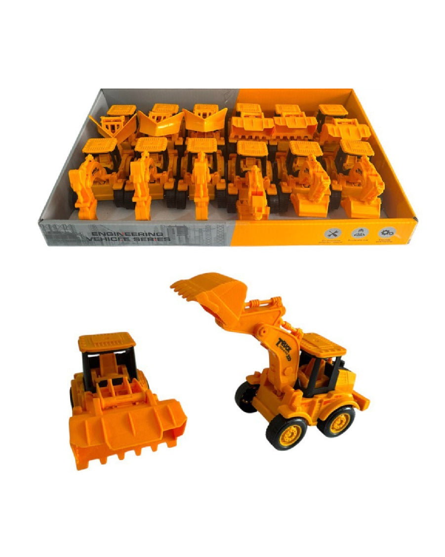 Mini Construction Trucks (Pack of 6)