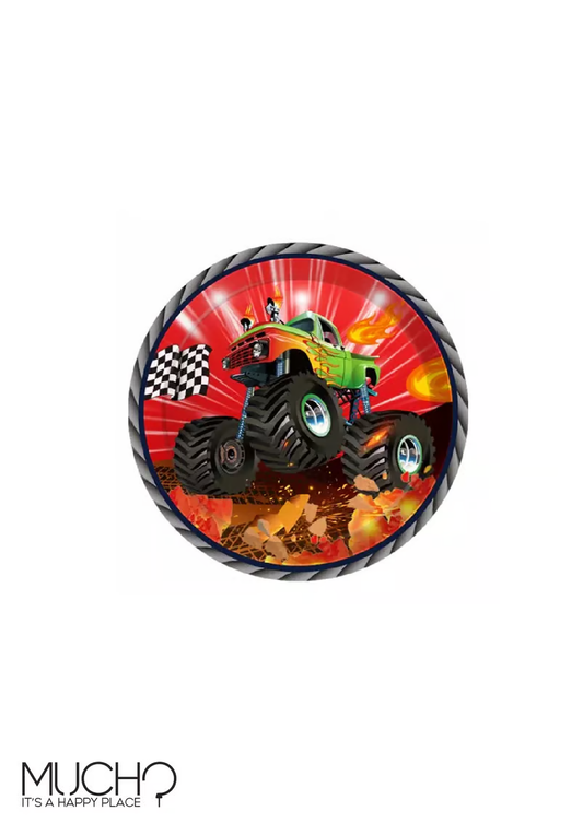 Monster Truck 7 Inch Plates