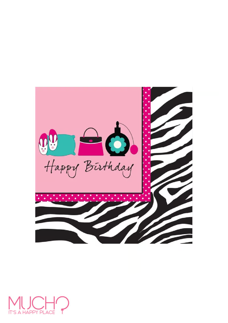 Makeup/Pajama Party Napkins