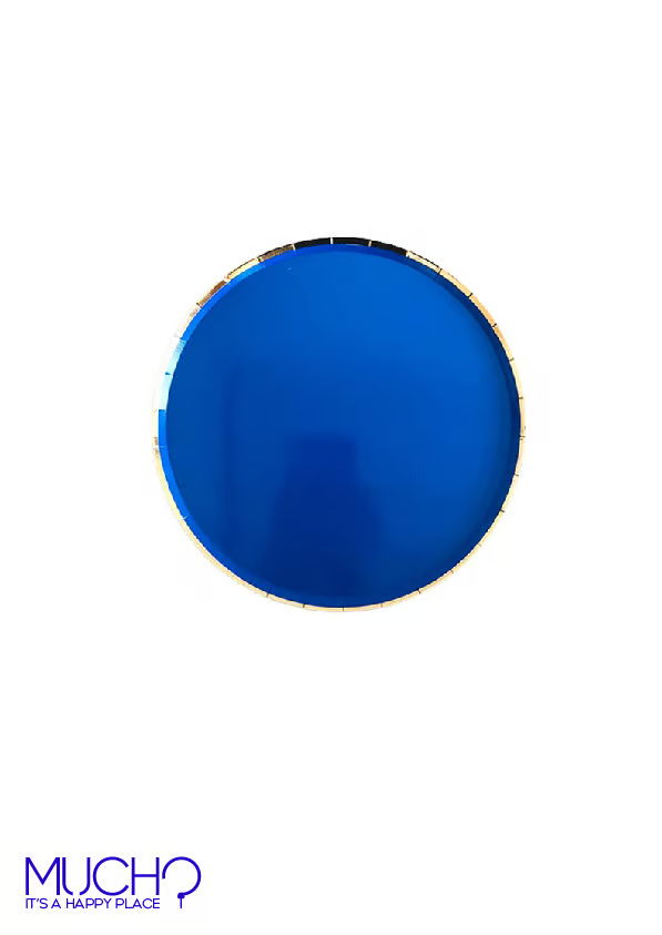Navy 7 Inch Plates