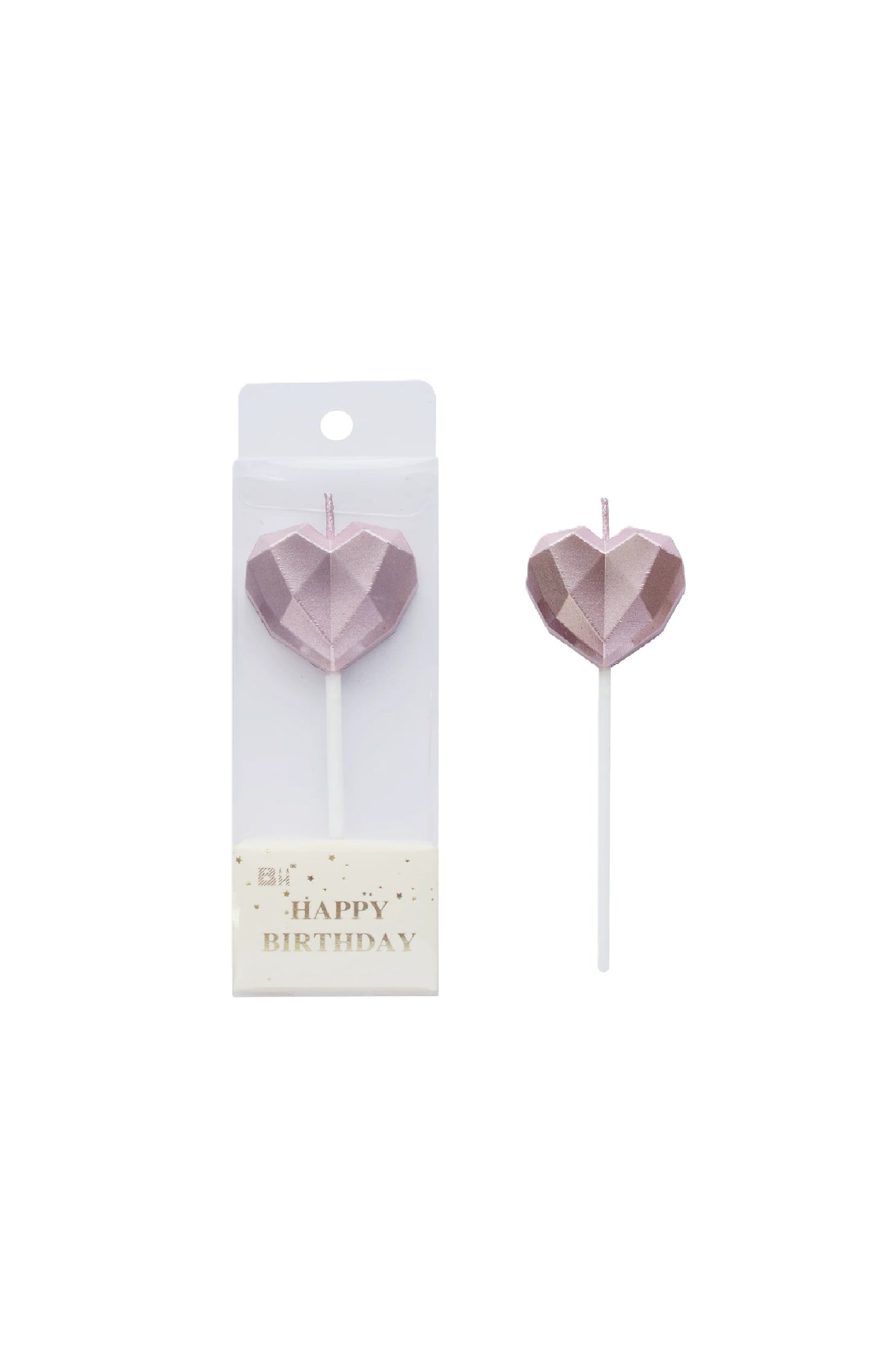 Heart Pink Candles