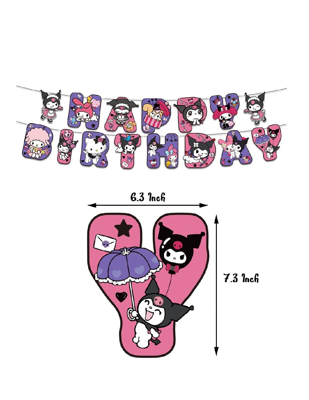 Kuromi and My Melody Banner