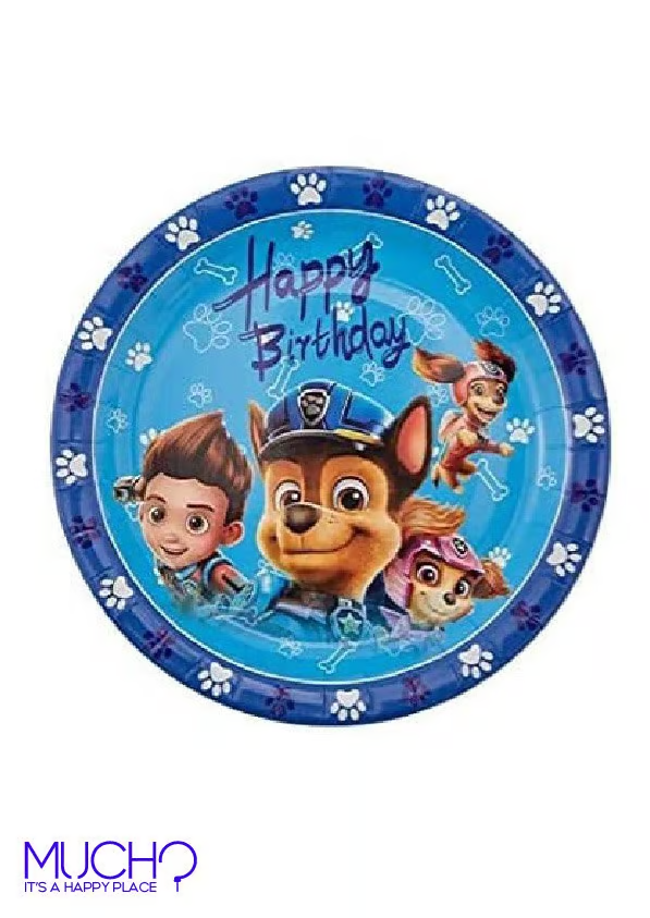 Paw Patrol 9 Inch Plates