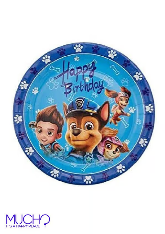 Paw Patrol 9 Inch Plates