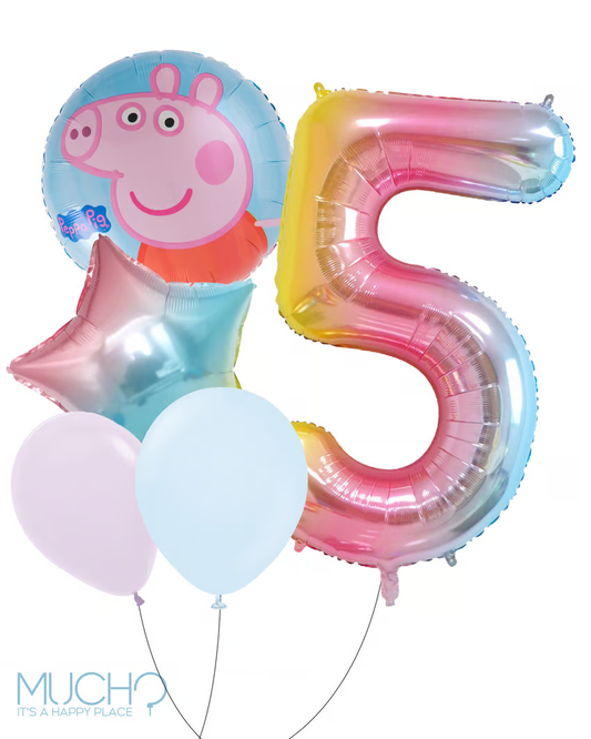 Peppa Pig Balloons Bunch