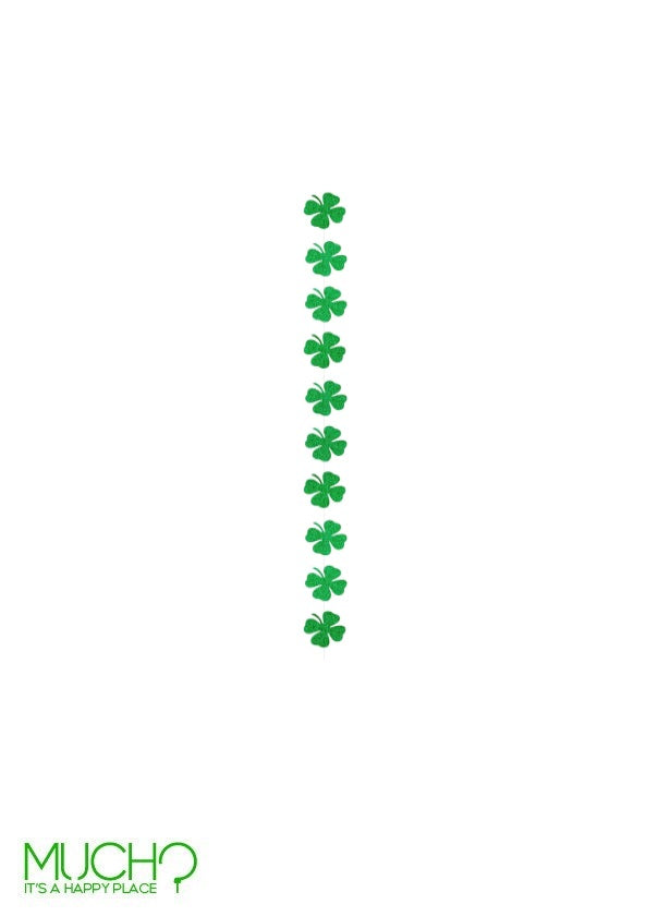 Saint Patrick's Clover Garland